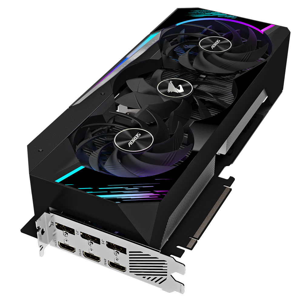 Купить Gigabyte AORUS GeForce RTX 3080 MASTER 10G (rev. 2.0) - Grafikkarten - GF RTX 3080 - 10 GB GDDR6X - PCIe 4.0 x16 - 3 x DisplayPort, 3 x HDMI (GV-N3080AORUS M-10GD 2.0) в магазине wardena.ru