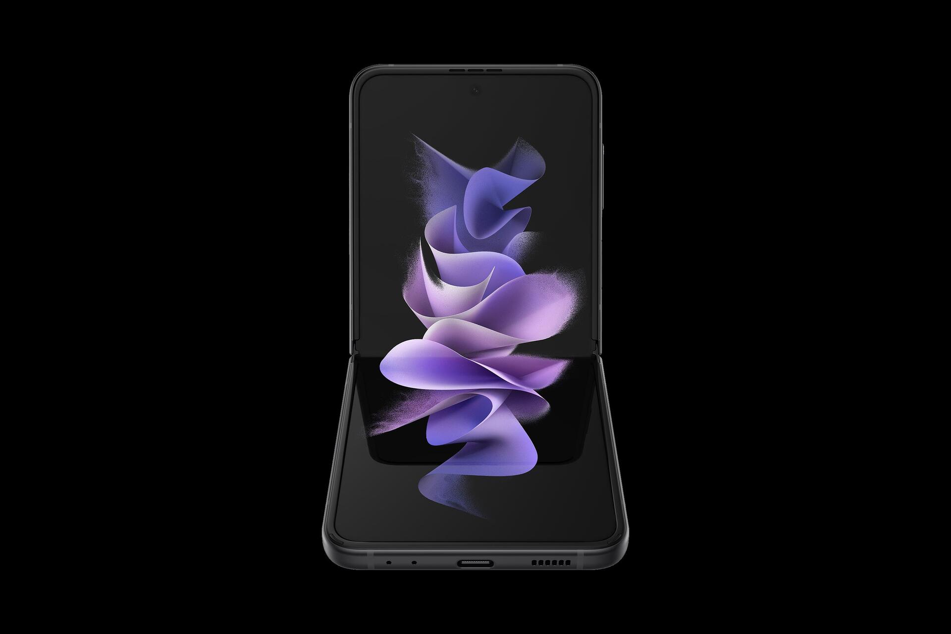 Купить Samsung Galaxy Z Flip3 5G - 5G Smartphone - Dual-SIM - RAM 8 GB / Internal Memory 256 GB - OLED-Display - 6.7" - 2640 x 1080 Pixel (120 Hz) - 2 x Rückkamera 12 MP, 12 MP - front camera 10 MP - Phantomschwarz (SM-F711BZKFEUB) в магазине wardena.ru