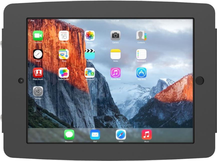 Купить Maclocks Compulocks Space Adjustable iPad Enclosure Floor Stand - Befestigungskit (Bodenständer, Gehäuse) für Tablett - verriegelbar - hochwertiges Aluminium - Schwarz - Bildschirmgröße: 27.9 cm (11") - für Apple 27,90cm (147B211SENB) в магазине wardena.ru