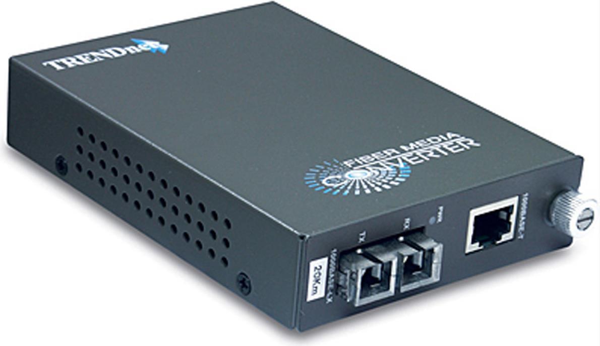 Купить TRENDnet TFC-1000S20 - Medienkonverter - GigE - 1000Base-LX, 1000Base-T - RJ-45 / SC Single-Modus - bis zu 20 km - 1300 nm в магазине wardena.ru