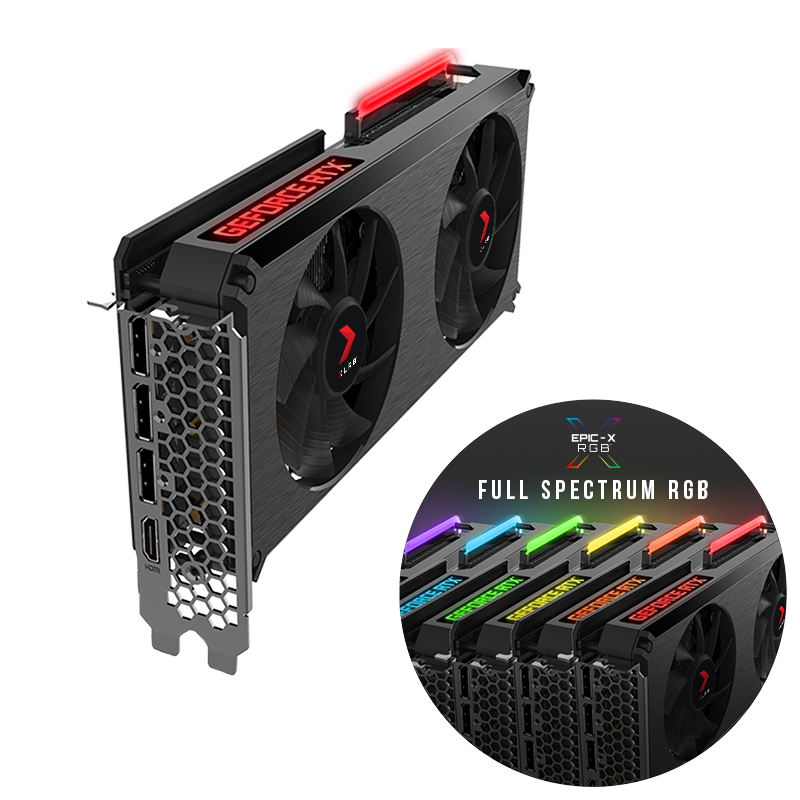 Купить PNY GeForce RTX 3060 Ti - REVEL EPIC-X RGB Edition - Grafikkarten - GF RTX 3060 Ti - 8 GB GDDR6 - PCIe 4.0 x16 - HDMI, 3 x DisplayPort (VCG3060T8LDFXPPB) в магазине wardena.ru