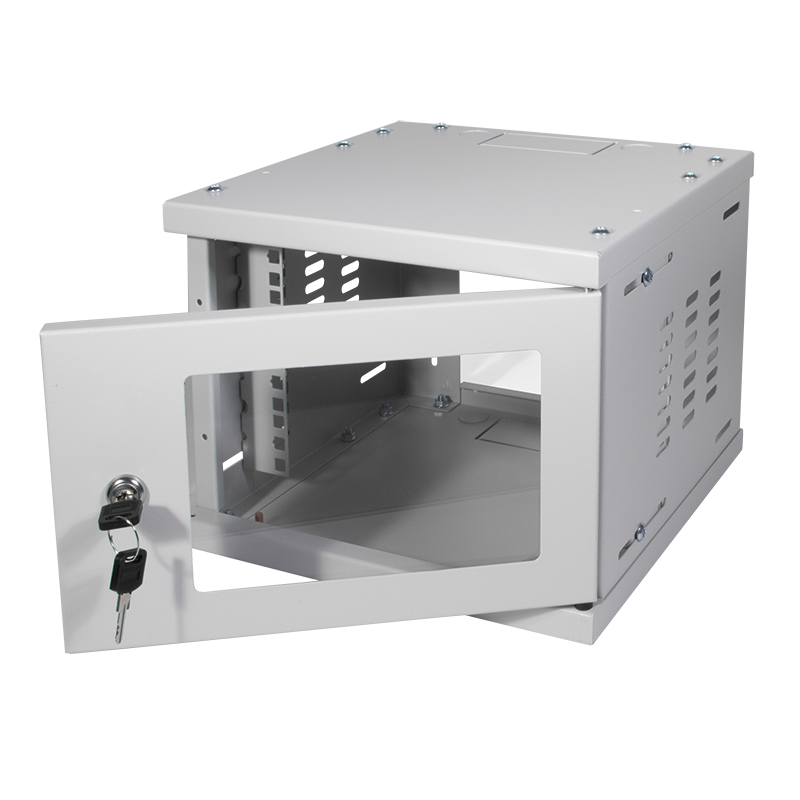 Купить LogiLink 25,40cm (10") Wandverteiler SoHo, montiert, 4 HE, lichtgrau (RAL7035), 1,2 mm Stahl, Glastür mit Zylinderschloss, - 1 Stück (W06Z33G) в магазине wardena.ru