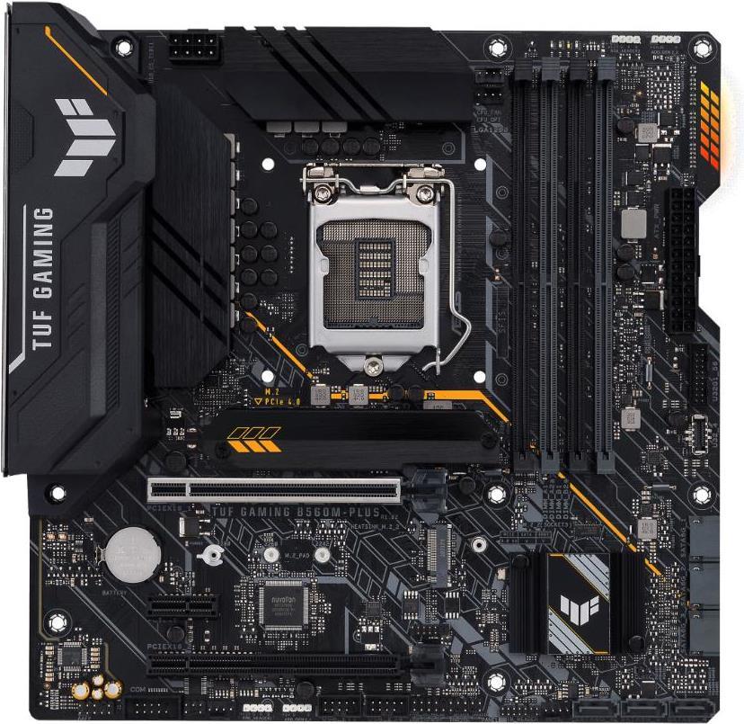 Купить ASUS TUF GAMING B560M-PLUS - Motherboard - micro ATX - LGA1200-Sockel - B560 Chipsatz - USB-C Gen1, USB 3.2 Gen 1, USB 3.2 Gen 2 - 2.5 Gigabit LAN - Onboard-Grafik (CPU erforderlich) - HD Audio (8-Kanal) (90MB1780-M0EAY0) в магазине wardena.ru