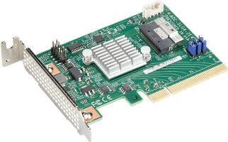 Купить Supermicro - Speicher-Controller - NVMe Retimer - PCIe 4.0 - Low-Profile - PCIe 4.0 x8 - für A+ Server 2124, SuperServer Ultra SYS-220, ULTRA SuperServer SYS-220, SYS-620 (AOC-SLG4-2E4T-O) в магазине wardena.ru