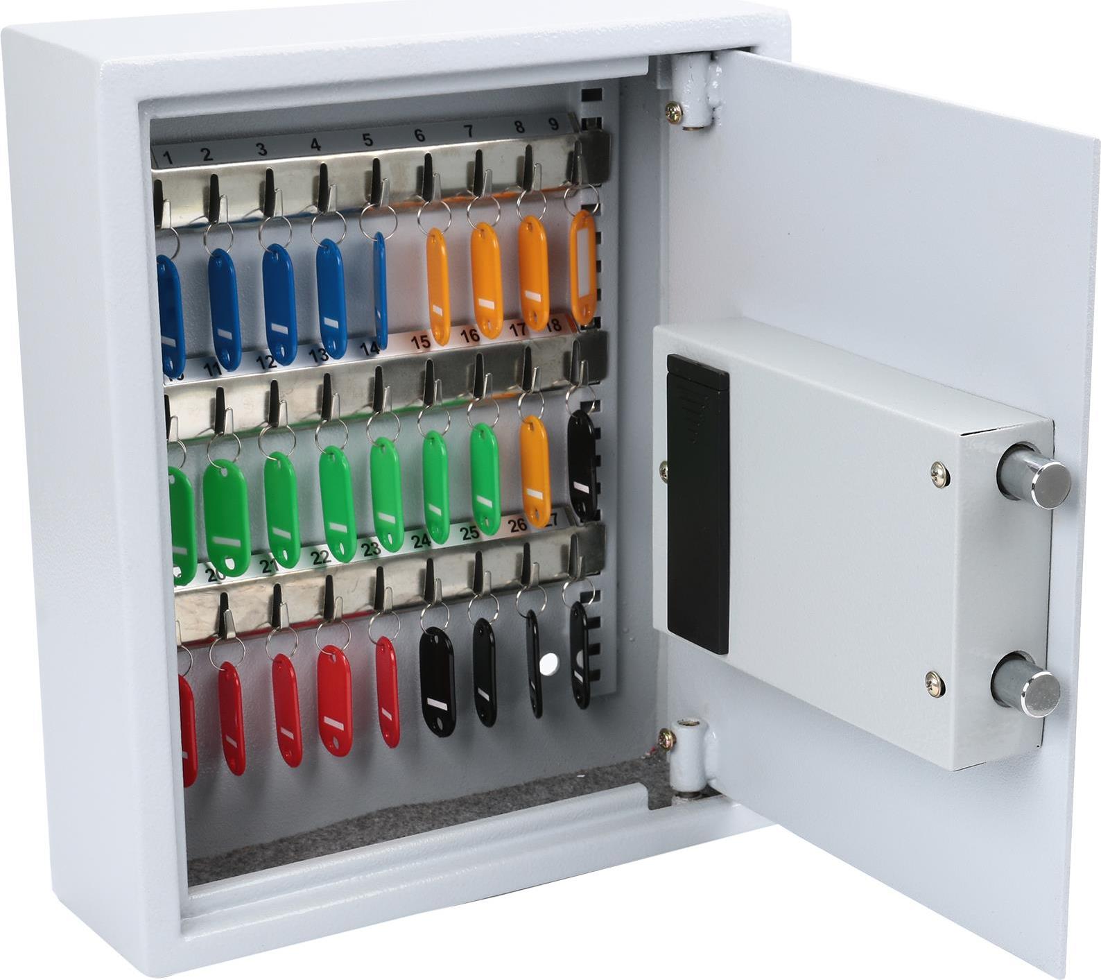 Купить Olympia GOsafe 50A - Polypropylen (PP) - Grau - 27 Haken - Code - Schlüssel - 1 Stück(e) - 360 x 300 x 100 mm (7134) в магазине wardena.ru