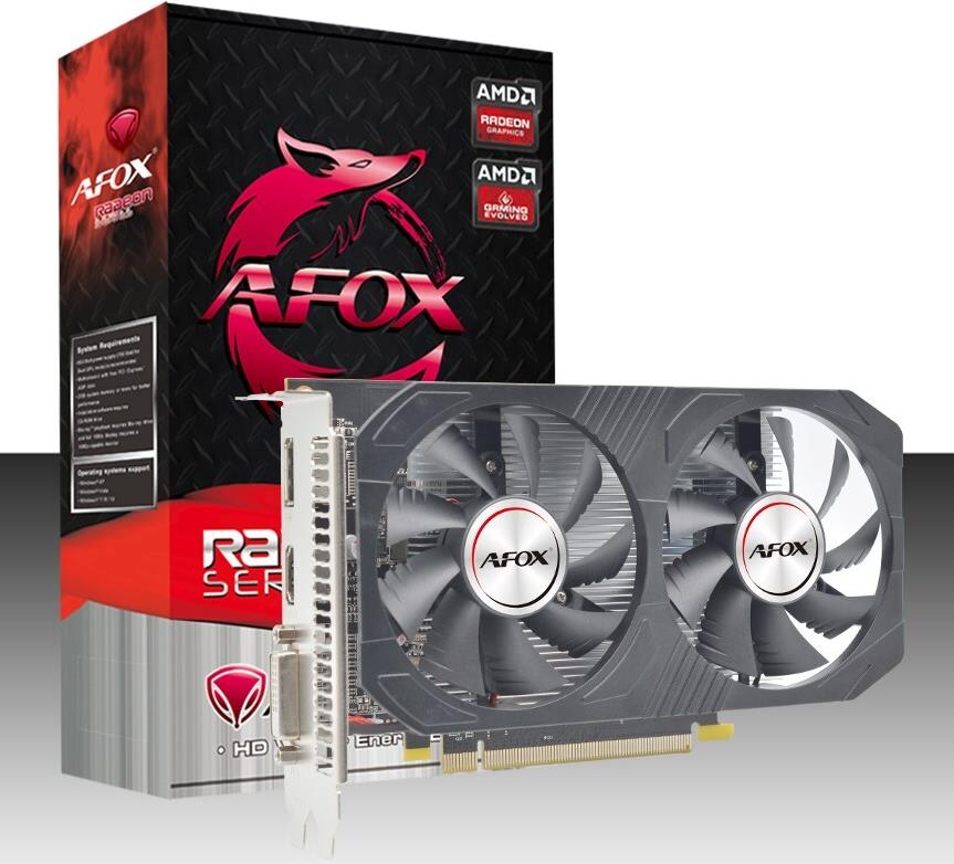Купить AFOX RADEON RX 550 8GB GDDR5 DVI HDMI DP DF ATX DUAL FAN AFRX550-8192D5H4-V6 (AFRX550-8192D5H4-V6) (AFRX550-8192D5H4-V6) в магазине wardena.ru