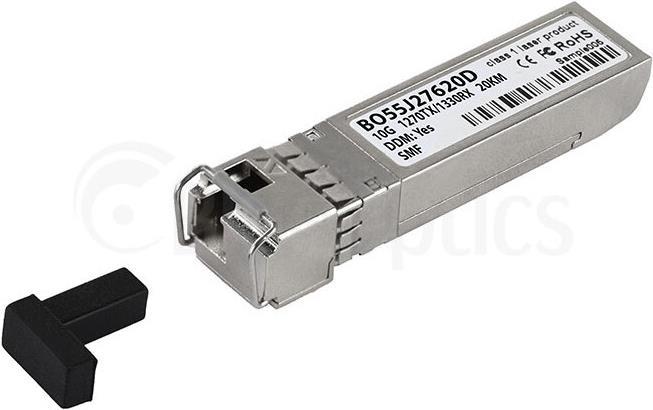 Купить Kompatibler Broadcom SFP-10G-BX-U BlueOptics BO55J27620D SFP+ Bidi Transceiver, LC-Simplex, 10GBASE-BX-U, Singlemode Fiber, TX1270nm/RX1330nm, 20KM, DDM, 0°C/+70°C (SFP-10G-BX-U-20-BC-BO) в магазине wardena.ru