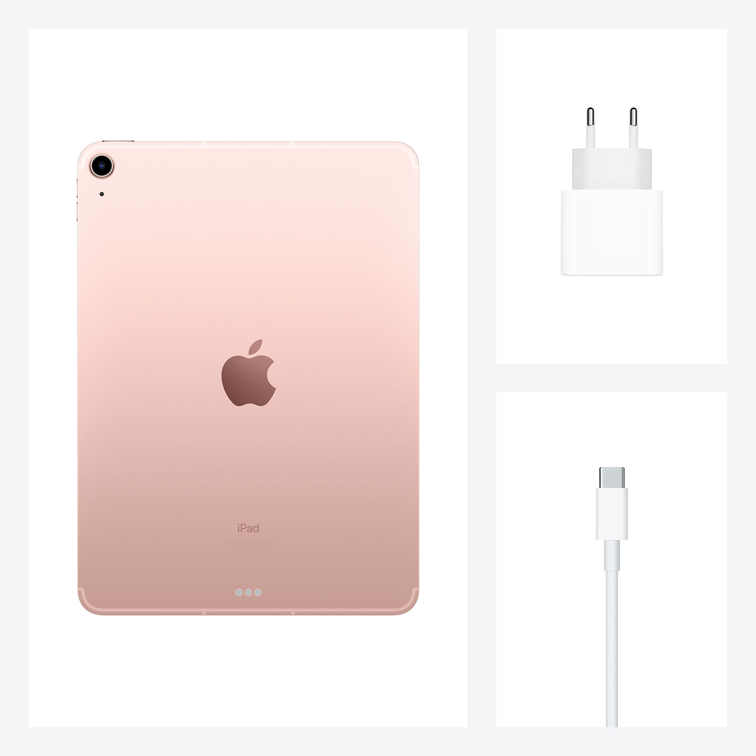 Купить Apple 10.9"  iPad Air Wi-Fi + Cellular - 4. Generation - Tablet - 256 GB - 27.7 cm (10.9") IPS (2360 x 1640) - 3G, 4G - LTE - Rosegold (MYH52FD/A) в магазине wardena.ru