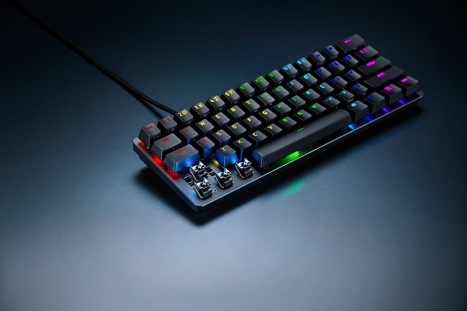 Купить Razer Huntsman Mini Tastatur USB QWERTY US Englisch Schwarz (RZ03-04340100-R3M1) в магазине wardena.ru