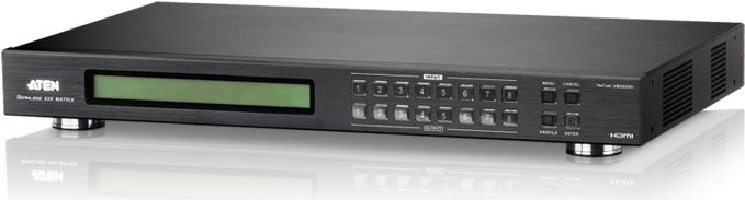 Купить ATEN VanCryst 8x8 HDMI Matrix Switch with Scaler VM5808H - Video/Audio-Schalter - Desktop, an Rack montierbar в магазине wardena.ru