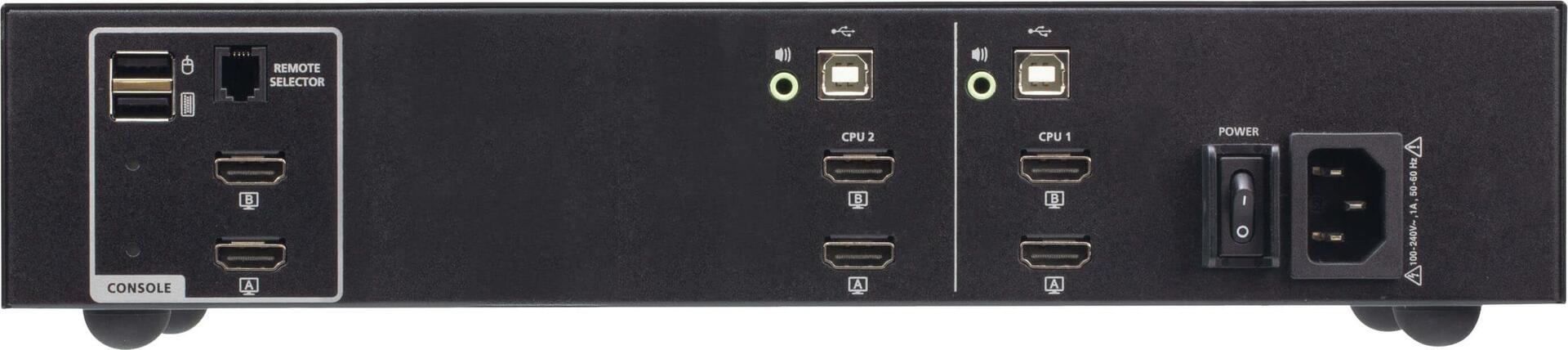 Купить ATEN 2-Port USB HDMI Dual Display Secure KVM-Switch (PSD PP v4.0-konform) (CS1142H4) в магазине wardena.ru