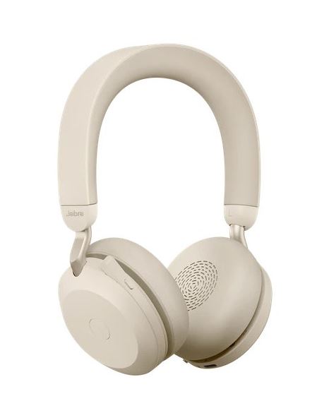 Купить GN Jabra Jabra Evolve2 75 - Headset - On-Ear - Bluetooth - kabellos, kabelgebunden - aktive Rauschunterdrückung - USB-A - Geräuschisolierung - beige - optimiert für UC (27599-989-998) в магазине wardena.ru