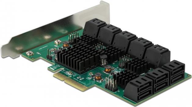 Купить Delock - Speicher-Controller - SATA 6Gb/s - PCIe 3.0 x4 (90073) в магазине wardena.ru
