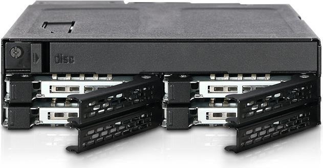 Купить ICY Dock ToughArmor MB604SPO-B - Gehäuse für Speicherlaufwerke - 2.5" (6.4 cm) - Schwarz (MB604SPO-B) в магазине wardena.ru