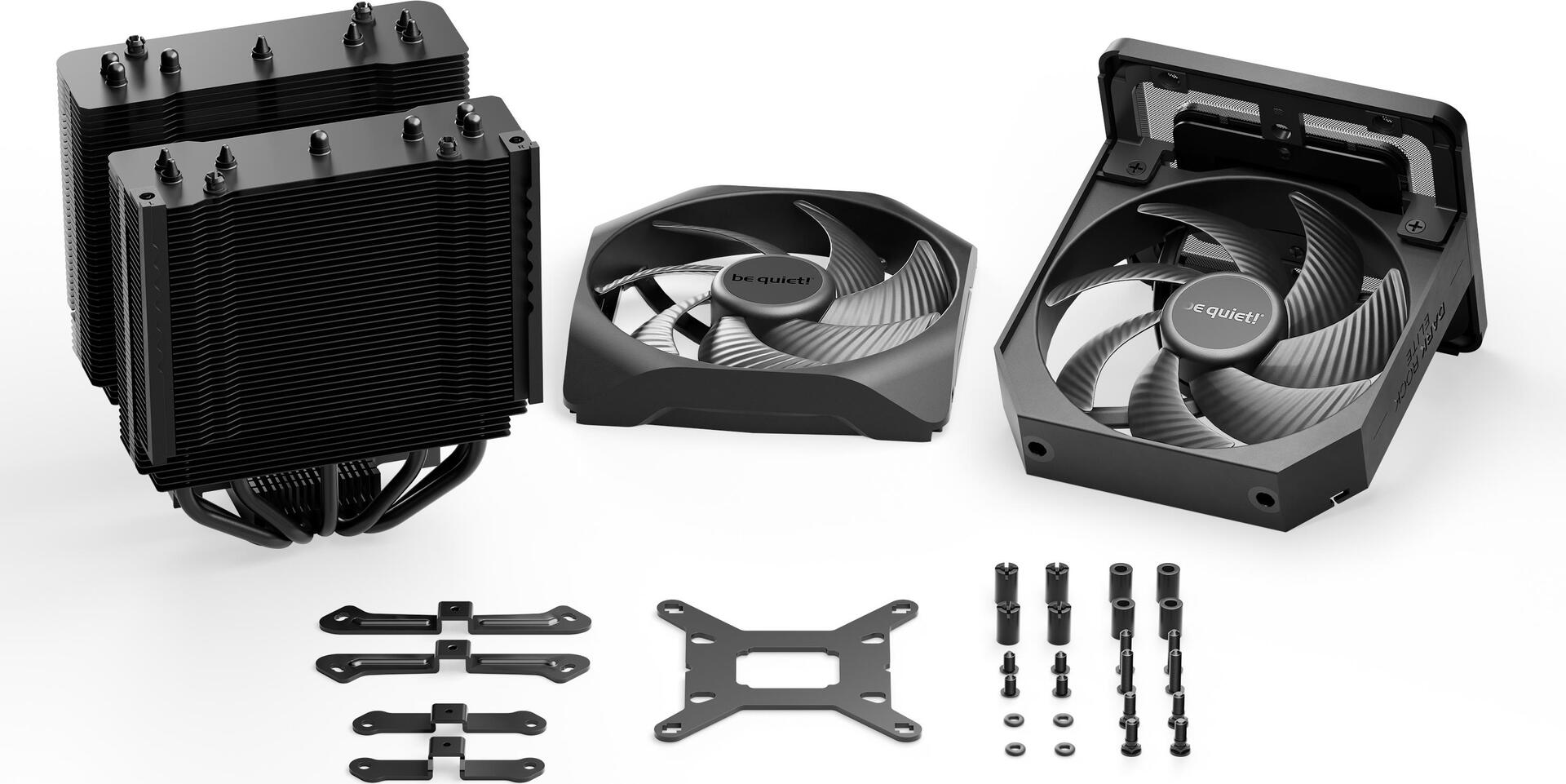 Купить be quiet! Dark Rock Elite Prozessor Luftkühlung 13,5 cm Schwarz 1 Stück(e) (BK037) в магазине wardena.ru