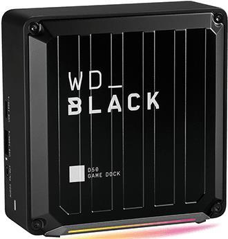 Купить WD_BLACK D50 Game Dock WDBA3U0020BBK - Dockingstation - Thunderbolt 3 - DP, Thunderbolt - HDD: 2 TB - GigE - EMEA (WDBA3U0020BBK-EESN) в магазине wardena.ru