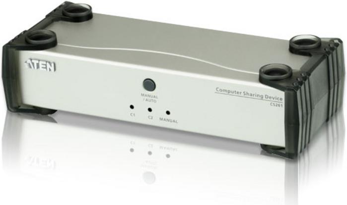 Купить ATEN Computer Sharing Device CS261 - KVM-/Audio-Switch - 1 x KVM/Audio - 2 lokale Benutzer - Desktop в магазине wardena.ru