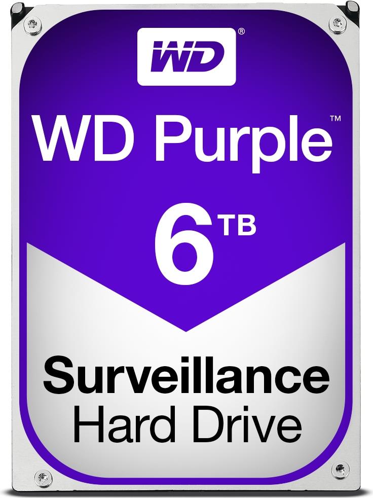 Купить WD Purple WD60PURX - Festplatte - 6 TB - intern - 3.5" (8.9 cm) - SATA 6Gb/s - Puffer: 64 MB в магазине wardena.ru