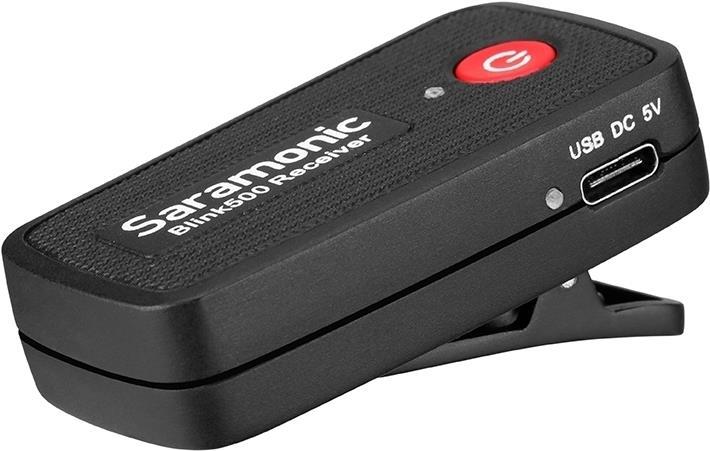 Купить Saramonic Blink500 RX - Lavalier-/Aufsteckmikrofon - Verkabelt & Kabellos - 3,5 mm (1/8") - 50 m - USB Typ-C - Schwarz (6971008024630) в магазине wardena.ru