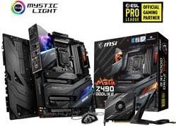 Купить MSI MEG Z490 GODLIKE - Motherboard - Erweitertes ATX - LGA1200-Sockel - Z490 - USB-C Gen2, USB 3,2 Gen 1, USB 3,2 Gen 2 - 10 Gigabit LAN, 2,5 Gigabit LAN, Wi-Fi, Bluetooth - Onboard-Grafik (CPU erforderlich) - HD Audio ( (7C70-005R) в магазине wardena.ru