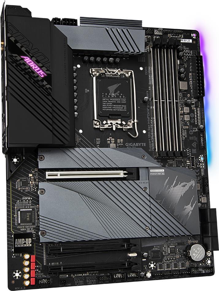 Купить Gigabyte Z690 AORUS ELITE AX Motherboard Intel Z690 Express LGA 1700 ATX (Z690 AORUS ELITE AX) в магазине wardena.ru