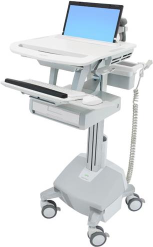 Купить Ergotron StyleView - Wagen für Notebook/Tastatur/Maus (offene Architektur) - medizinisch - Aluminium, verzinker Stahl, hochwertiger Kunststoff - Grau, weiß, Polished Aluminum - Bildschirmgröße: bis zu 43,9 cm (17.3" brei (SV44-1112-2) в магазине wardena.ru