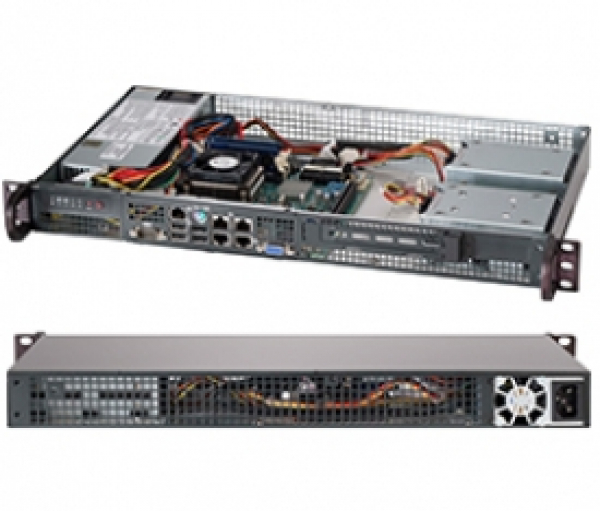 Купить Chassis Supermicro CSE-505-203B 1U 200W 2xHDD SATA в магазине wardena.ru
