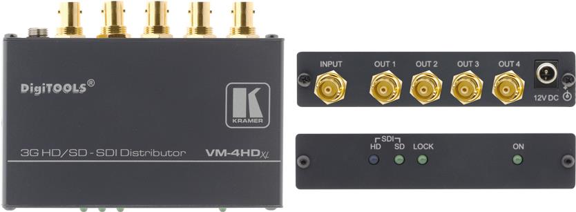 Купить Kramer VM-4HDXL - 3G/HD/SD-SDI Verteilungsverstärker (90-701310090) в магазине wardena.ru