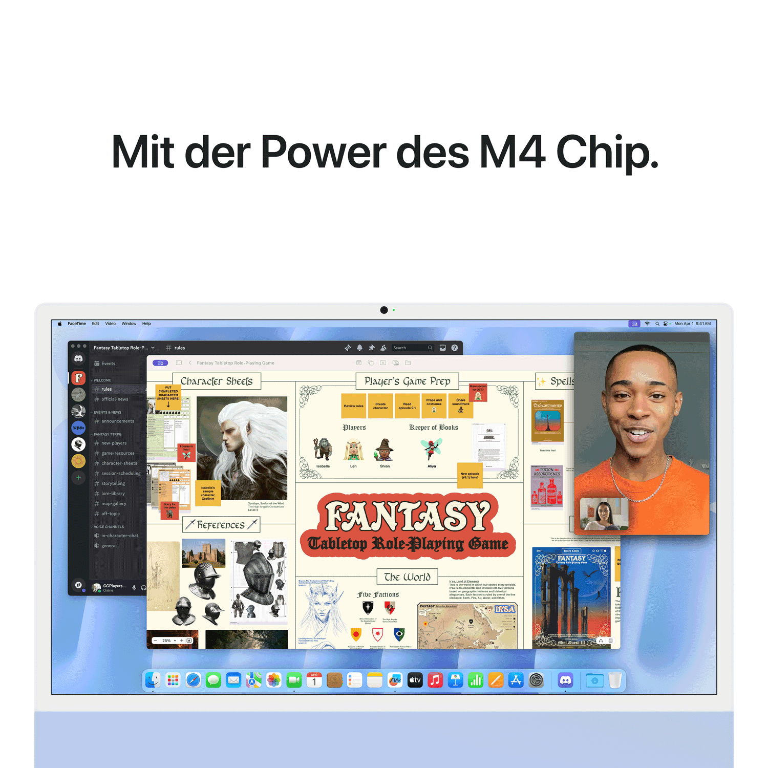Купить Apple 24-inch iMac with Retina 4.5K display: M4 chip with 8-core CPU and 8-core GPU, 16GB, 256GB SSD - Blue (MWUF3D/A) в магазине wardena.ru