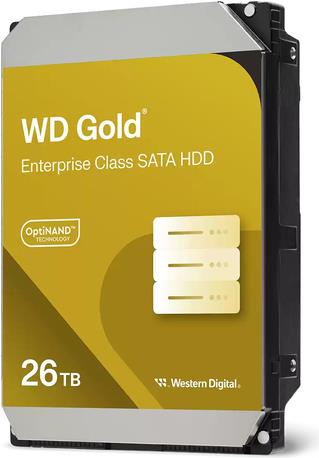 Купить WD Gold WD261KRYZ - Festplatte - Enterprise - 26 TB - intern - 3.5" (8.9 cm) - SATA 6Gb/s - 7200 rpm - Puffer: 512 MB (WD261KRYZ) в магазине wardena.ru