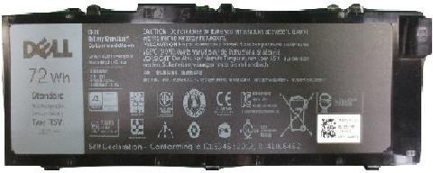 Купить Dell Primary Battery - Laptop-Batterie - Lithium-Ionen - 6 Zellen - 72 Wh - für Precision 7510, 7520, 7710, 7720 (451-BBSB) в магазине wardena.ru