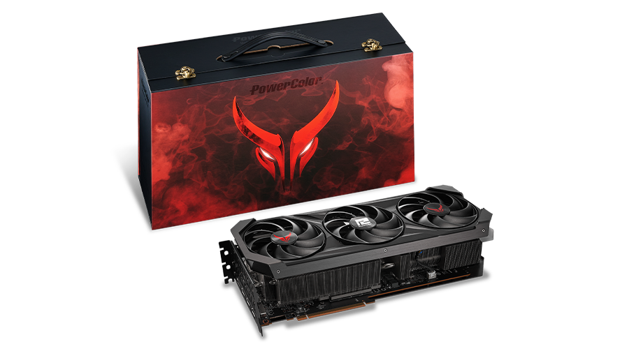 Купить PowerColor Red Devil RX7900XTX 24G-E/OC/LIMITED Grafikkarte AMD Radeon RX 7900 XTX 24 GB GDDR6 (RX7900XTX 24G-E/OC/LIMITED) в магазине wardena.ru