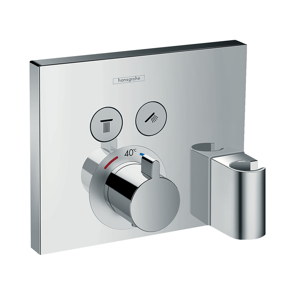 Купить Hansgrohe ShowerSelect Термостат ShowerSelect для 2 потребителей СМ хром 15765000 в магазине wardena.ru