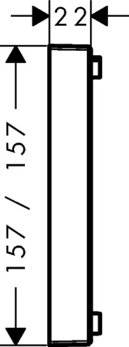 Купить Hansgrohe ShowerSelect Удлинитель части смесителя 13593000 в магазине wardena.ru