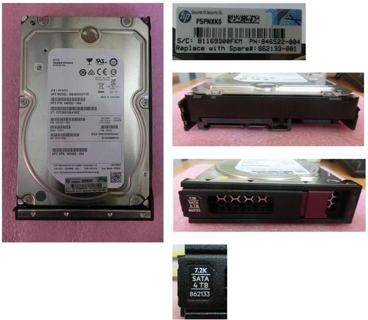 Купить HPE SPS-DRV HDD 4TB 6G 7.2K LFF SATA MDL LP (862133-001) в магазине wardena.ru