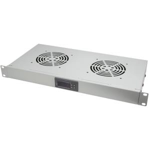 Купить Logilink - Rack fan tray (187 - 230 V) with thermostat (2 fans) - Grau - 1U - 48.3 cm (19") (FAU02FG) в магазине wardena.ru