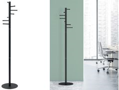 Купить MAUL Garderobenständer MAULcaurus, Höhe: 1.777 mm, schwarz aus massivem Stahl, 7 Kleiderstangen aus Metall, - 1 Stück (9406290) в магазине wardena.ru