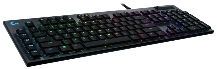 Купить Logitech G G815 - GL Linear Tastatur USB QWERTY US International Schwarz (920-009008) в магазине wardena.ru