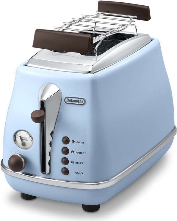 Купить DeLonghi CTOV 2103.AZ Azur Doppelschlitz-Toaster (CTOV2103.AZ) в магазине wardena.ru