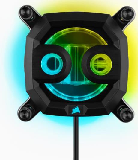 Купить CORSAIR Hydro X Series XC7 RGB PRO - Flüssigkühlsystem für CPU im Waterblock-Design - (für: LGA1156, LGA1155, LGA1150, LGA1151, AM4, LGA1200, LGA1700) - Nickelbeschichtete Kupferbasis - Schwarz (CX-9010015-WW) в магазине wardena.ru