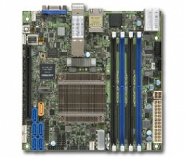 Купить Motherboard Supermicro MBD-X10SDV-8C-TLN4F+ SoC FCBGA1667 Intel Xeon D-1537 FCBGA1667 SATA M.2 DDR4 IPMI в магазине wardena.ru