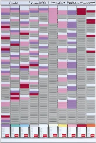 Купить NOBO Planer-Set - T-Kartentafel, 10 T-Kartenträger à 54 Schlitzen, Maße: (B)645 x (H)960 mm, Farbe: grau (2901000) в магазине wardena.ru
