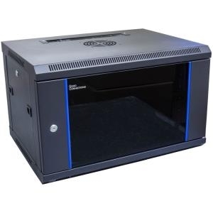 Купить 19" Wandgehäuse, 6HE, tiefschwarz (RAL9005) 600 x 450mm, fertig montiert, Good Connections® (GC-R0006) в магазине wardena.ru
