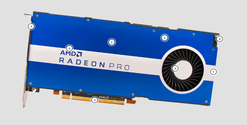 Купить AMD Radeon Pro W5500 - Grafikkarten - Radeon Pro W5500 - 8 GB GDDR6 - PCIe 4.0 x16 - 4 x DisplayPort (100-506095) в магазине wardena.ru