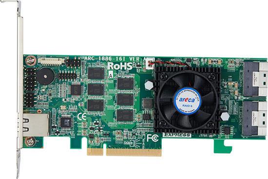 Купить Areca ARC-1886-16I RAID-Controller PCI Express x8 4.0 12 Gbit/s (ARC-1886-16I) в магазине wardena.ru
