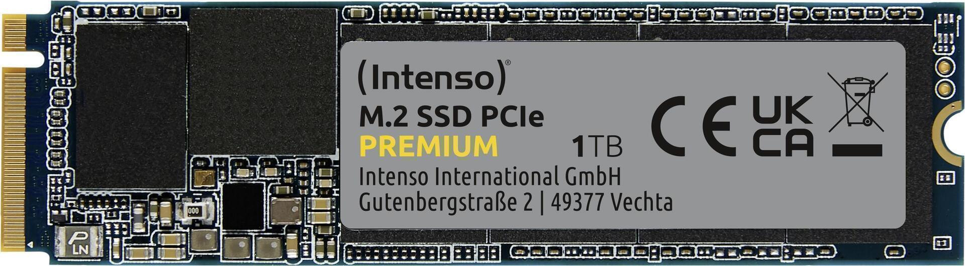Купить Intenso PREMIUM - SSD - 1TB - intern - M.2 2280 - PCI Express 3.0 x4 (NVMe) (3835460) в магазине wardena.ru