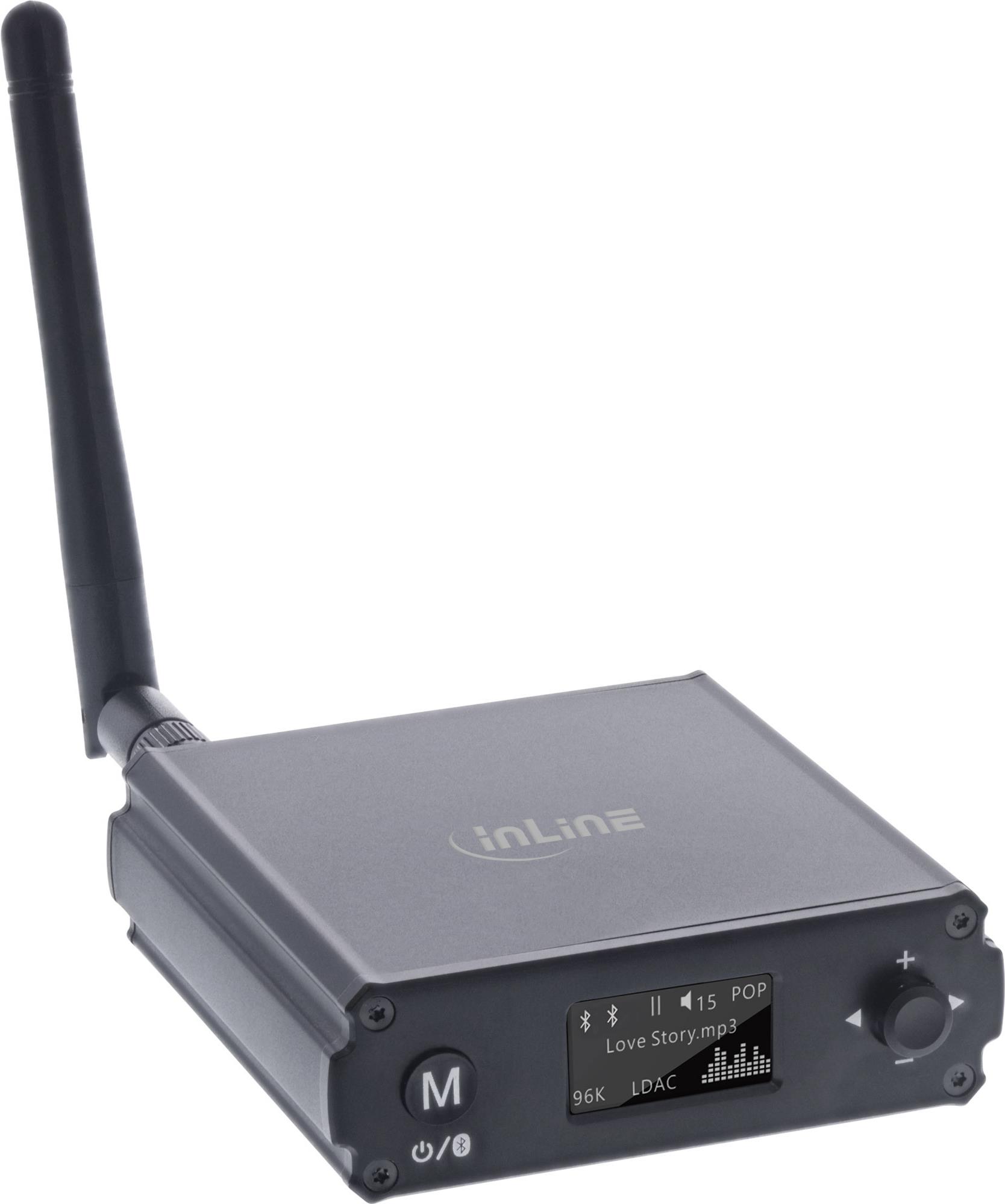 Купить InLine Bluetooth 5.1 HiFi-Receiver & USB DAC - mit LCD (99209M) в магазине wardena.ru