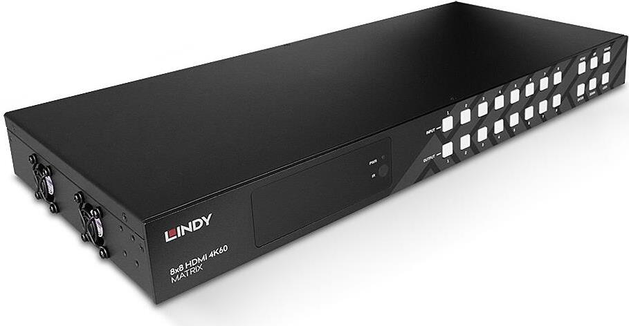 Купить Lindy 8x8 HDMI 4K60 Matrix Zum Anschluss von 8 UHD-Quellgeräten an 8 UHD-Bildschirme (38334) в магазине wardena.ru