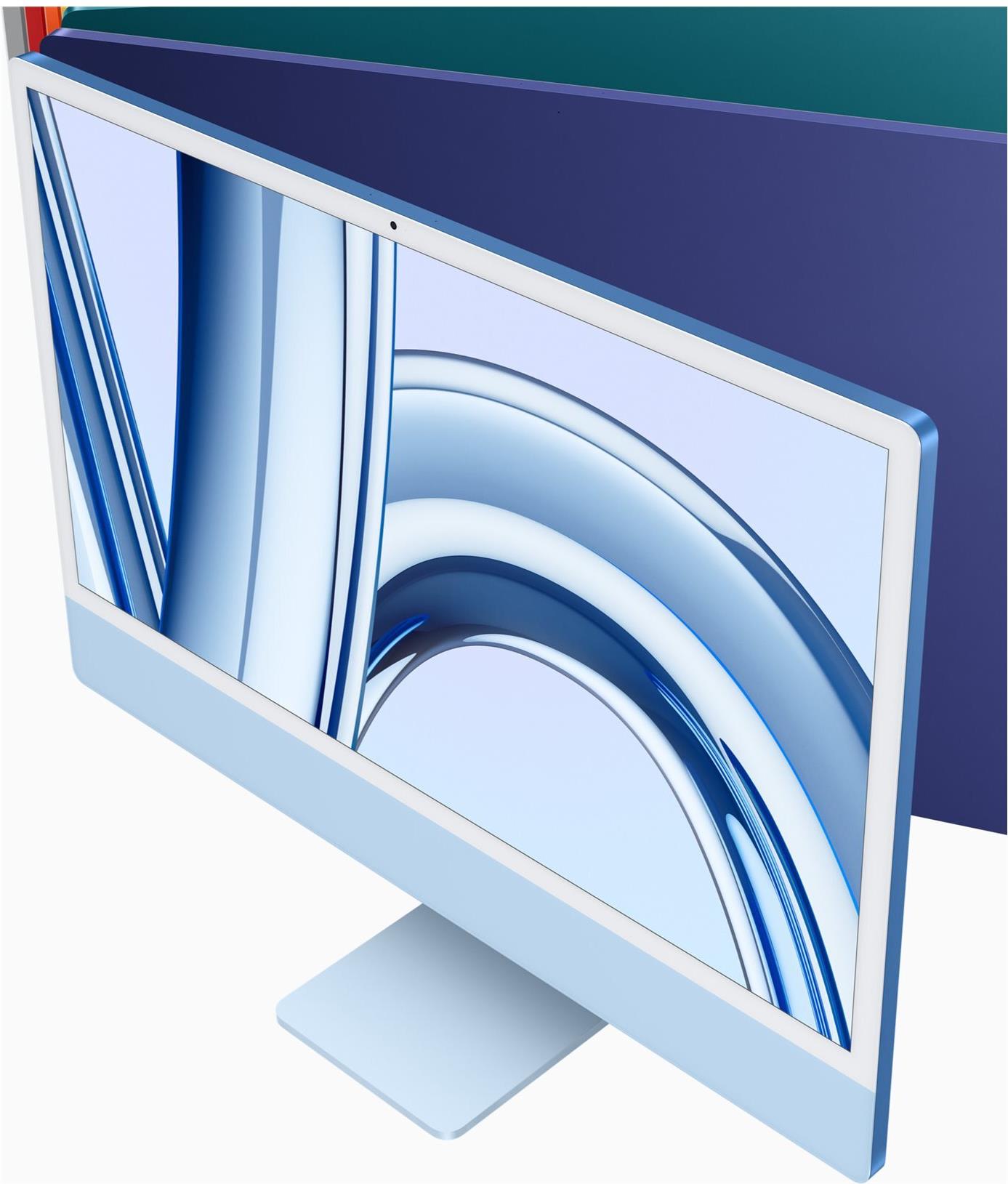 Купить Apple iMAC 24" BLUE/M3-8C-CPU,10C-GPU/16GB/2TB SSD/NK-ID-Deutsch/MM2/1GB Ethernet (Z19K_61_DE_CTO) в магазине wardena.ru