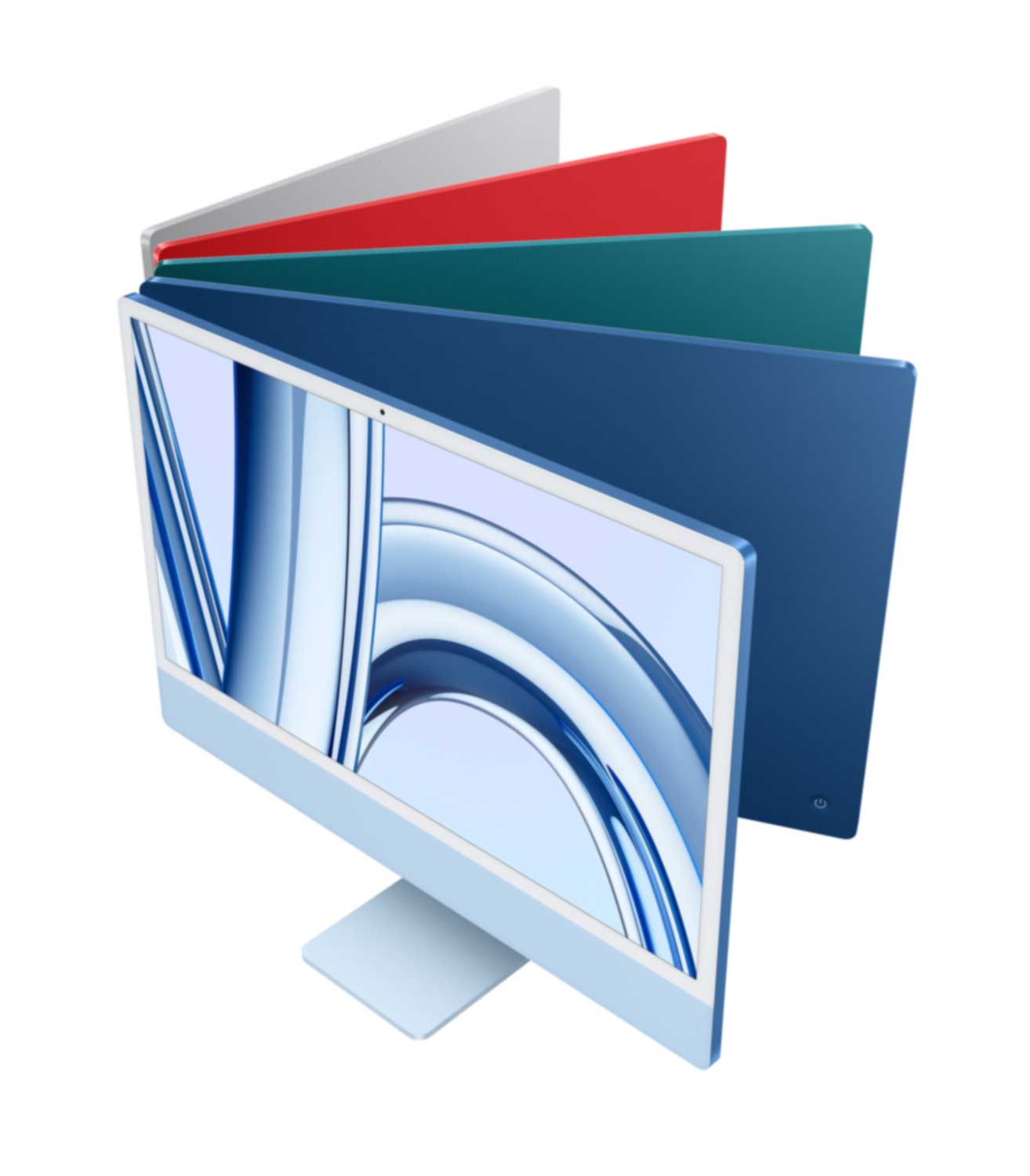 Купить Apple iMac 61cm(24‘‘) M3 8-Core 256GB silber (MQR93D/A) в магазине wardena.ru